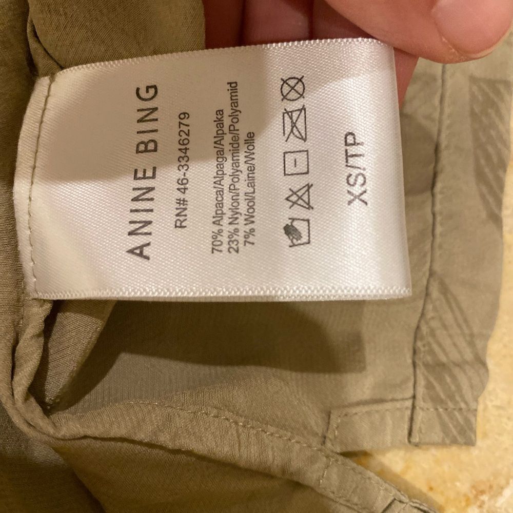 Anine Bing Logo Shirt Sz XS - Picture 4 of 4